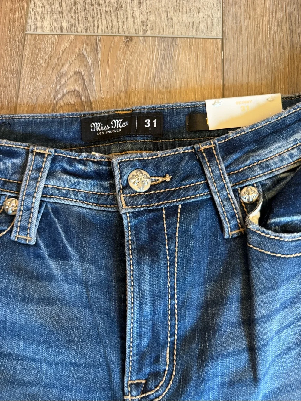 Miss Me Classic Heaven Slim High-Rise Blue Women's Jeans